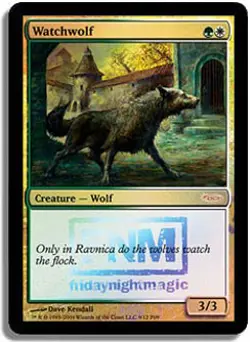 Watchwolf (FNM) FOIL Promo PLD Creature Special MAGIC GATHERING CARD ABUGames - Image 1