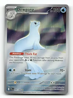 Dewgong 097/094 - Phantasmal Flames - Pokemon Card NM/M - Image 1
