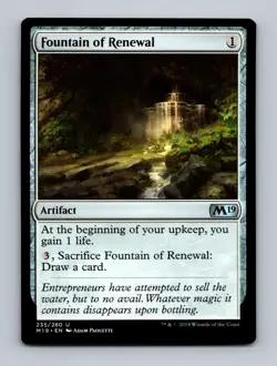 Fountain of Renewal Core Set 2019 Non-Foil MTG NM - Image 1