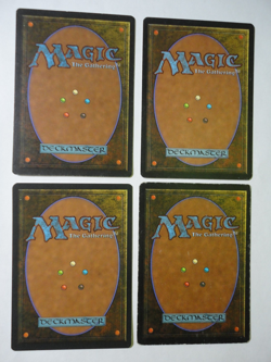 Regrowth X4 Revised Edition 3xNM 1xMP MTG Magic the Gathering Playset - Image 2
