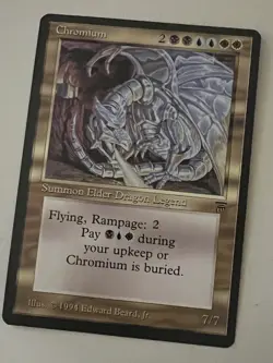 Magic the Gathering MTG Legends Chromium NM (Beta Bob) - Image 1