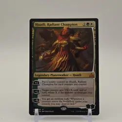 Magic the Gathering Huatli Radiant Champion #RIX-159 Rivals of Ixalan Mythic - Image 1