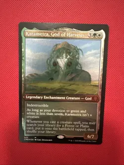 Karametra, God of Harvests MTG Commander Legends Mythic NM Near Mint Etched Foil - Image 1