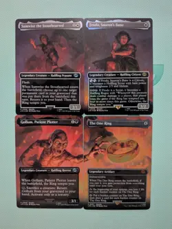 Mtg fellowship of the ring Mount Doom promo cards(sealed) - Image 1