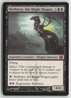 Skithiryx, the Blight Dragon LP 79 Scars of Mirrodin Magic: The Gathering - Image 1