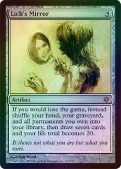 Lich's Mirror - Foil MTG Shards of Alara Magic LP - Image 1