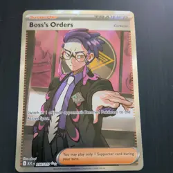 Boss’s Orders 256/217 - Ascended Heroes - Full Art Rare Pokemon MINT - Image 1