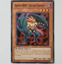 Destiny HERO - Captain Tenacious - LCGX-EN123 - HP - Common - 1st ed - Yugioh - Image 1