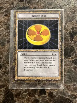 Yugioh! Dungeon Dice Monsters DDM B1-10 Energy Disc Figure And Card - Image 2