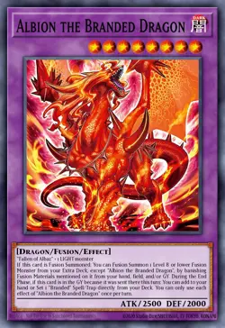 Albion the Branded Dragon CH01-EN043 1st ED Yu-Gi-Oh! ULTRA RARE - Image 1