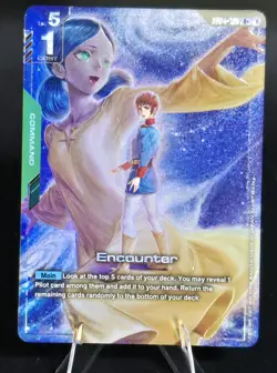 Gundam Card Game Phantom Aria G004-105 Command Encounter R+ Near Mint - Image 1