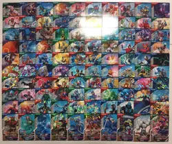 Lot of 100 Japanese Kamen Rider Battle: GANBA LEGENDS Normal & Rare Card Set - Image 1
