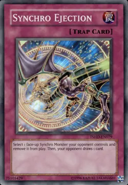 Synchro Ejection - Super Rare TSHD-EN079 - LP - YuGiOh - Image 1