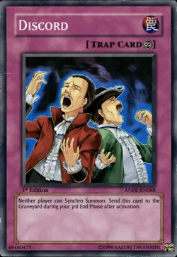Discord - Super Rare 1st Edition ANPR-EN068 - MP - YuGiOh - Image 1