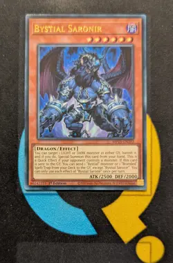 MP25-EN293 Bystial Saronir Ultra Rare 1st Edition YuGiOh Card - Image 1