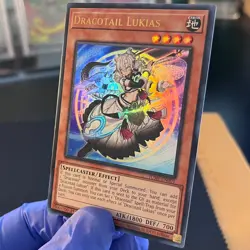 Yugioh Dracotail Lukias JUSH-EN001 (Ultra Rare) 1st Edition - Mint Quality - Image 1