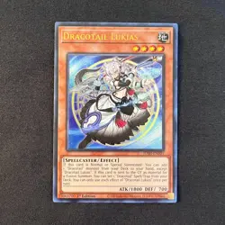 Yugioh Dracotail Lukias JUSH-EN001 (Ultra Rare) 1st Edition - Mint Quality - Image 5