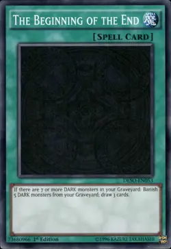 The Beginning Of The End - Super Rare 1st Edition DESO-EN053 - MP - YuGiOh - Image 1
