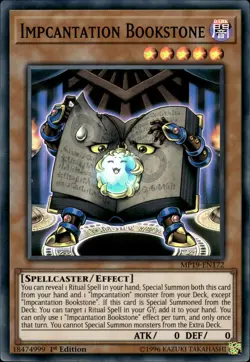 Impcantation Bookstone - Super Rare 1st Edition MP19-EN172 - NM - YuGiOh - Image 1