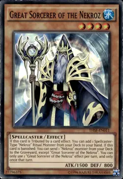 Great Sorcerer Of The Nekroz - Super Rare THSF-EN011 - MP - YuGiOh - Image 1