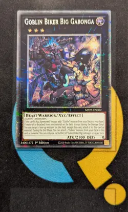 MP25-EN002 Goblin Biker Big Gabonga Starlight Rare 1st Edition YuGiOh Card - Image 1