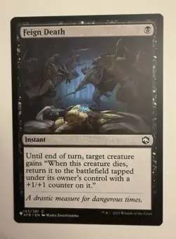 Feign Death Forgotten Realms Regular NM The List Mystery MTG Magic Card - Image 1