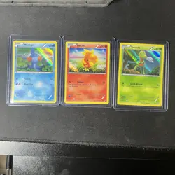 Treecko Torchic MudkipPokemon XY36 XY37 XY38 Promo Holo Card LP - Image 1