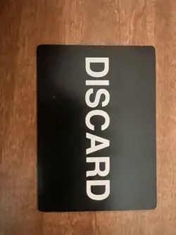 Disney Lorcana Tcg Misprint Discard Error Black Card Azurite Sea NM Look At Pics - Image 1