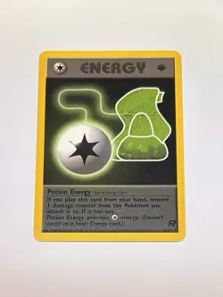 Potion Energy 1st Edition Team Rocket 82/82 Rare WOTC Vintage Pokemon Card NM - Image 1