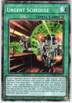 Urgent Schedule Starlight Rare RA05-EN064 Yugioh - Image 1