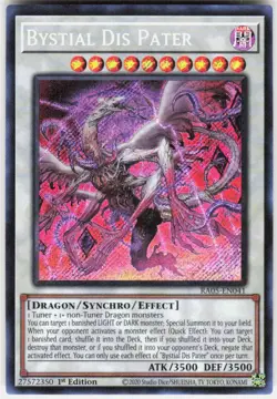Bystial Dis Pater Secret Rare RA05-EN041 Yugioh - Image 1