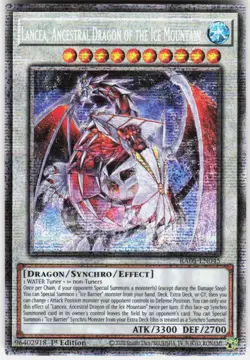 Lancea, Ancestral Dragon of the Ice Mountain Starlight Rare RA05-EN045 Yugioh - Image 1