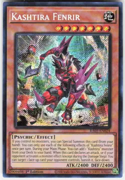 Kashtira Fenrir Secret Rare RA05-EN024 Yugioh - Image 1