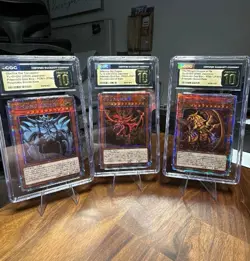 PRESTINE 10 Yu-gi-oh Prismatic God Box Prismatic PGB1-JPS01-03 Obelisk Slifer Ra - Image 1