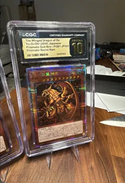 PRESTINE 10 Yu-gi-oh Prismatic God Box Prismatic PGB1-JPS01-03 Obelisk Slifer Ra - Image 2