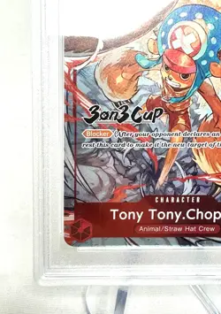 One Piece Tony Tony Chopper Promo 3 on 3 Cup Top Prize 2023 PSA 10 Bandai - Image 5