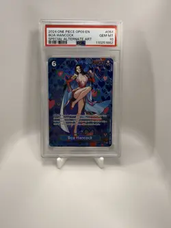 Namco Boa Hancock SP OP07-051 Emperors New World Foil Super Rare PSA 10 - Image 1