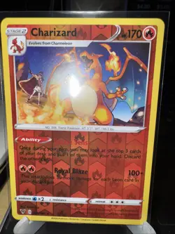 Pokemon TCG Charizard Vivid Voltage Regular Rare Card 025/185 English Edition - Image 1