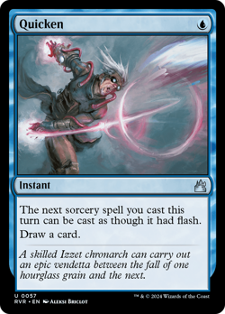 Quicken FOIL Ravnica Remastered NM Instant Uncommon MAGIC MTG CARD ABUGames - Image 1