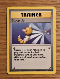 Pokemon Card Scoop Up Base Set Rare 78/102 - LP - Image 1