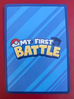 Pokemon Card Pikachu My First Battle Pikachu Stamp Near Mint Unique! Blue - Image 4