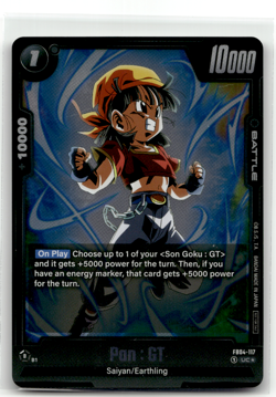 Dragon Ball Card Fusion World Pan: GT FB04-117 Foil - Image 1