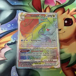 Pokemon Card - Hisuian Goodra VSTAR Lost Origin 202/196 Rare Rainbow 2022 NM - Image 1