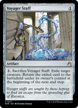 Voyager Staff FOIL Ravnica Remastered NM Artifact Uncommon MAGIC CARD ABUGames - Image 1
