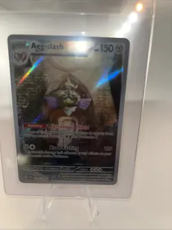 Pokemon TCG Aegislash Paradox Rift 210/182 Holo Illustration Rare Card - Image 1