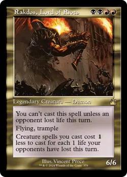 Rakdos, Lord of Riots (Retro Frame) Ravnica Remastered NM Rare CARD ABUGames - Image 1
