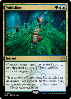 Voidslime FOIL Ravnica Remastered NM Instant Rare MAGIC GATHERING CARD ABUGames - Image 1