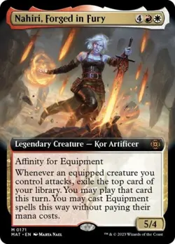 Nahiri, Forged in Fury (Extended Art) -Foil Near Mint MTG - Image 1