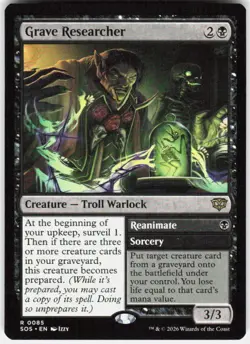 Grave Researcher 85 Secrets of Strixhaven Magic the Gathering - Image 1