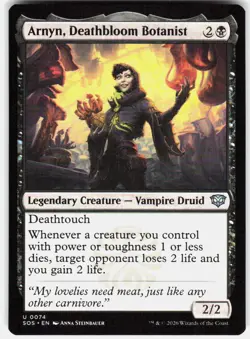 Arnyn Deathbloom Botanist 74 Secrets of Strixhaven Magic the Gathering - Image 1
